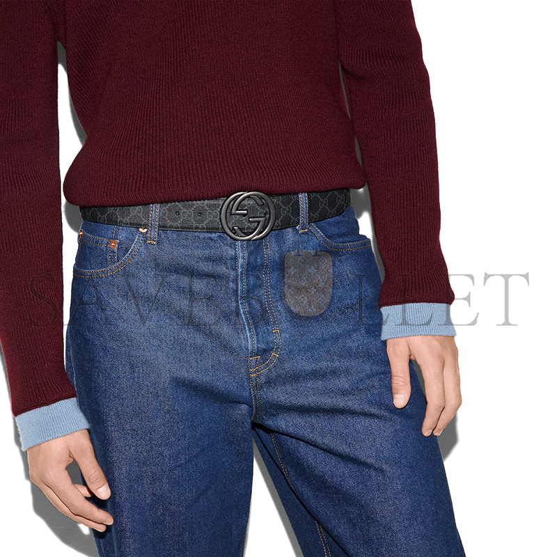 GUCCI BELT WITH INTERLOCKING G BUCKLE 774153 GUCCI BELT WITH INTERLOCKING G BUCKLE 774153